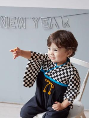 ベビー袴|【ベビー服】【Tino Tino】和風袴オール　男の子　女の子|BOY