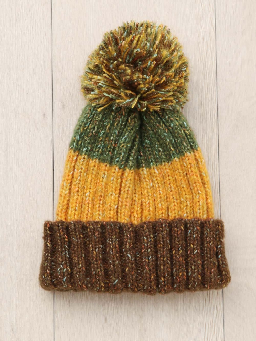 ベビー帽子（新生児・乳児）|【KIDS FORET】ボーダーニットキャップ