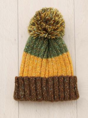 ベビー帽子（新生児・乳児）|【KIDS FORET】ボーダーニットキャップ