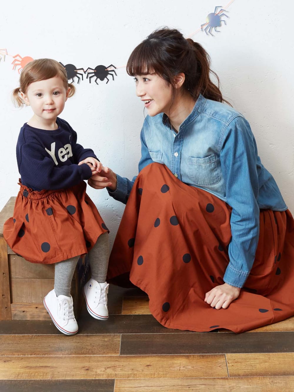 ベビー ワンピース|【ベビー服】Caldia（カルディア）サーマルドッキングロゴワンピ|ネイビー