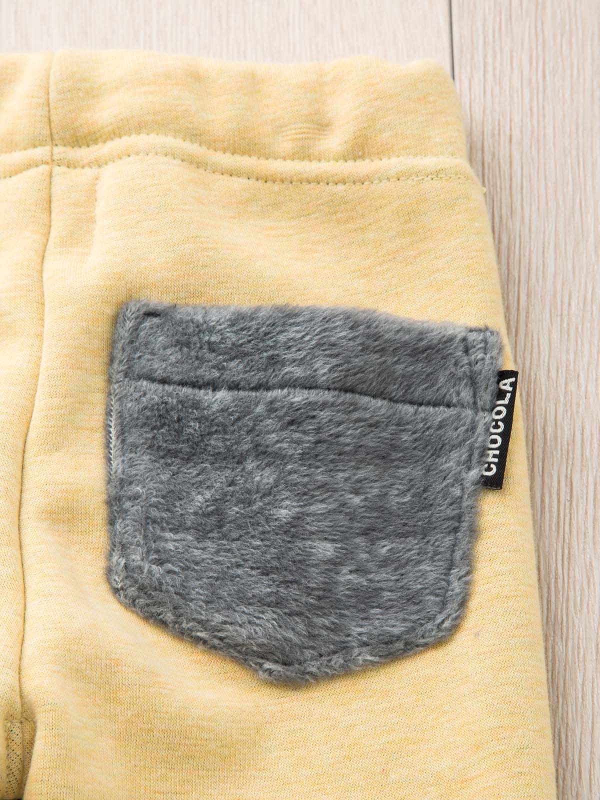 ベビー パンツ|【Chocola】裏ベロアあったかパンツ