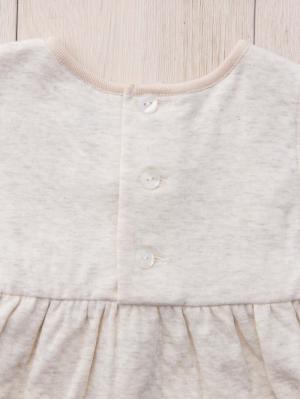 ベビー ワンピース|【日本製】Pample Mousse（パンプルムース）切替花柄ワンピース＆ブルマセット