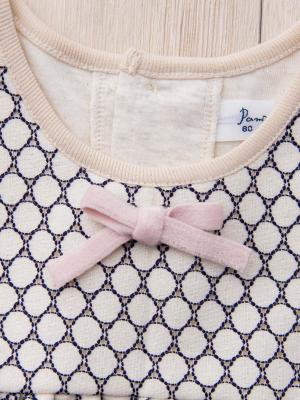 ベビー ワンピース|【日本製】Pample Mousse（パンプルムース）切替花柄ワンピース＆ブルマセット