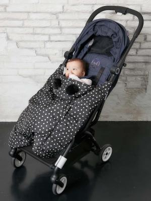 アウトレット|手描きドットダウンケープ