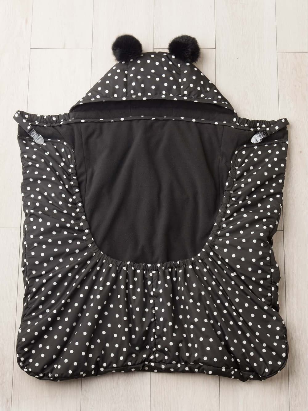 アウトレット|手描きドットダウンケープ