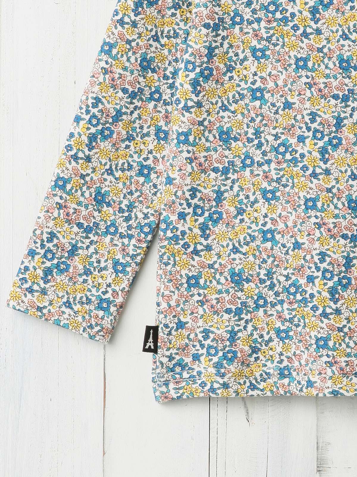 アウトレット|STUDIO MINI(スタジオミニ)花柄ハイネックTシャツ