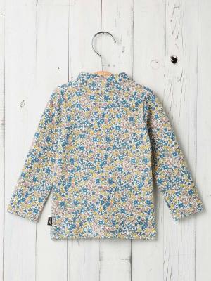アウトレット|STUDIO MINI(スタジオミニ)花柄ハイネックTシャツ