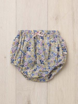 ベビー ブルマ|coto cotte(コトコト)付け衿&ブルマ2点セット|出産 祝い|オフホワイト花柄