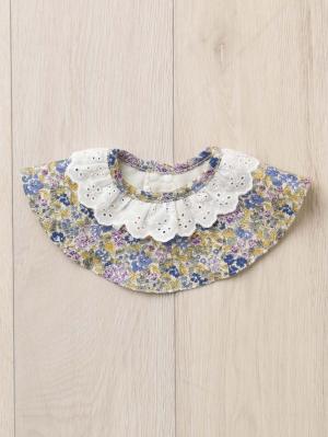 ベビー ブルマ|coto cotte(コトコト)付け衿&ブルマ2点セット|出産 祝い|オフホワイト花柄