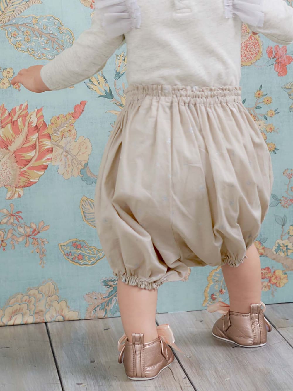 ベビー ブルマ|coto cotte(コトコト)スターブルマ|グレージュ