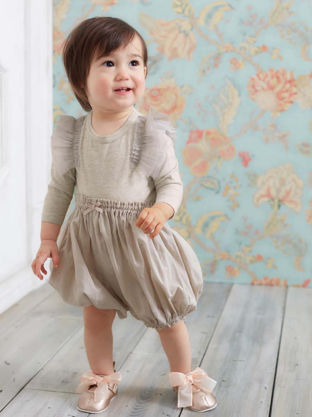 ベビー ブルマ|coto cotte(コトコト)スターブルマ|グレージュ