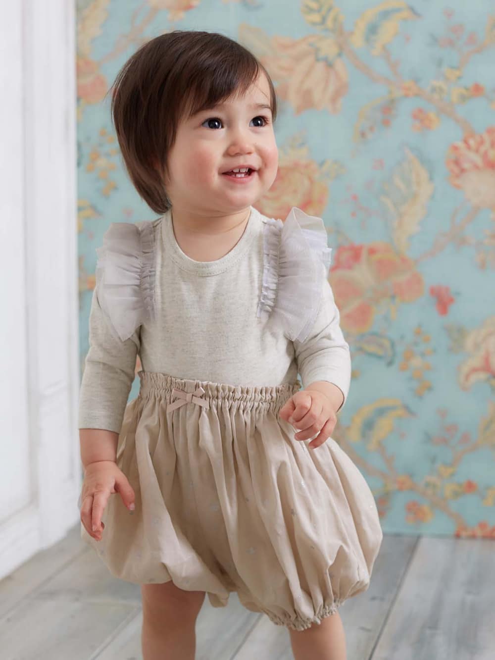 ベビー ブルマ|coto cotte(コトコト)スターブルマ|グレージュ