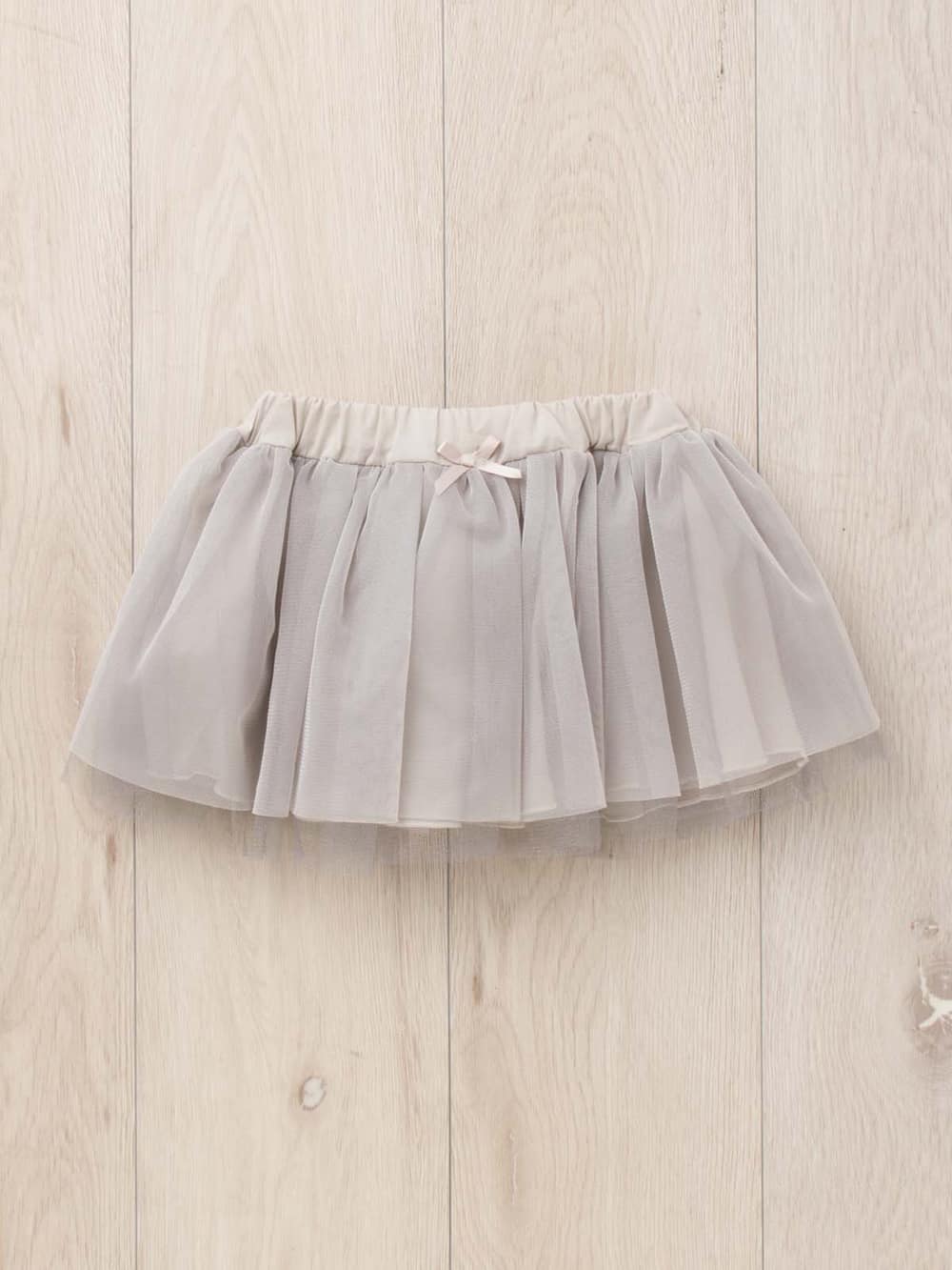 ロンパース・カバーオール|【ベビー服】coto cotte（コトコト）ボディ、チュチュ&ガーランド3点セット|杢グレー