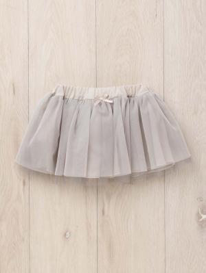 ロンパース・カバーオール|【ベビー服】coto cotte（コトコト）ボディ、チュチュ&ガーランド3点セット|杢グレー