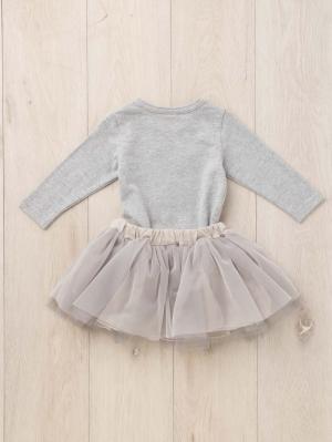 ロンパース・カバーオール|【ベビー服】coto cotte（コトコト）ボディ、チュチュ&ガーランド3点セット