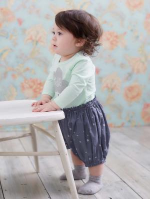 ロンパース・カバーオール|【ベビー服】coto cotte（コトコト）ボディ、パフブルマ＆ガーランド3点セット