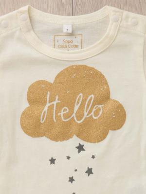 ロンパース・カバーオール|【ベビー服】coto cotte（コトコト）ボディ、パフブルマ＆ガーランド3点セット