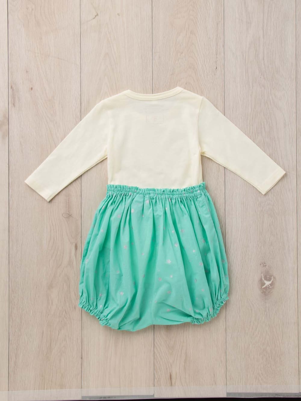 ロンパース・カバーオール|【ベビー服】coto cotte（コトコト）ボディ、パフブルマ＆ガーランド3点セット