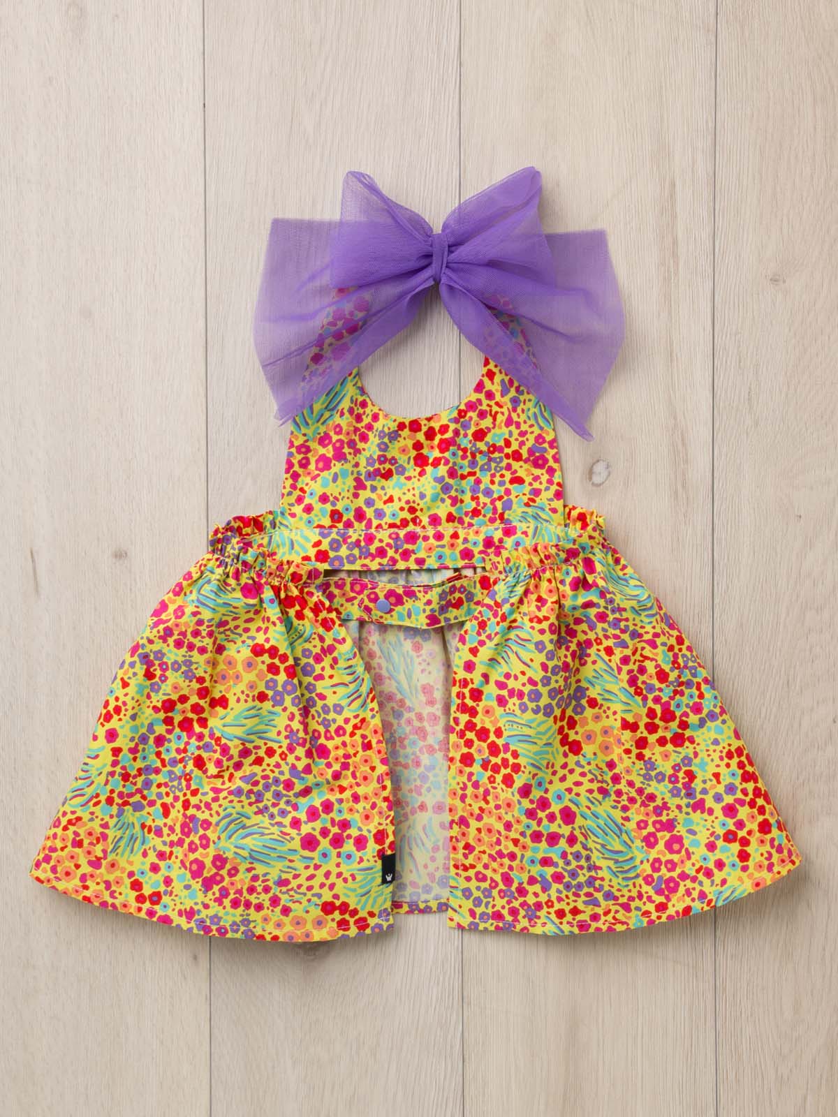 スタイ（よだれかけ）|Caldia（カルディア）タイプライター小花柄エプロンスタイ