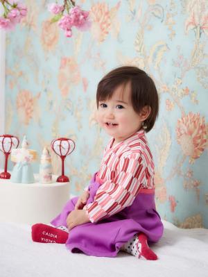 ベビー袴|【Tino Tino】和風袴オール　女の子|GIRL