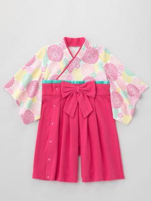 【Tino Tino】和風袴オール　女の子 50375