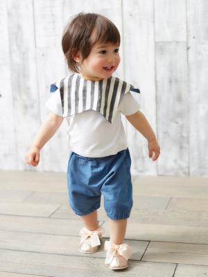 スタイ(よだれかけ)|La Stella(ラ ステラ)スタースタイ&ブルマ 2点セット|ブラック