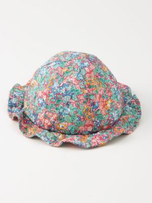 ベビー帽子（新生児・乳児）|【ベビー服】OCEAN&GROUND（オーシャンアンドグラウンド）小花柄ベビーハット|ピンク