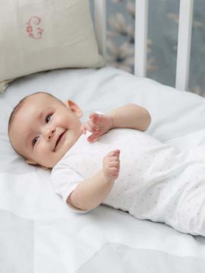 【ベビー服】【日本製】ANGELIEBEオリジナル  フライス星柄ロンパース50411