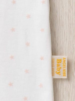 ロンパース・カバーオール|【ベビー服】【日本製】ANGELIEBEオリジナル  フライス星柄ロンパース