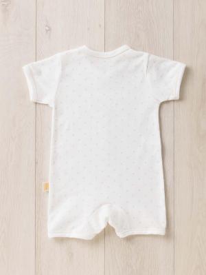 ロンパース・カバーオール|【ベビー服】【日本製】ANGELIEBEオリジナル  フライス星柄ロンパース