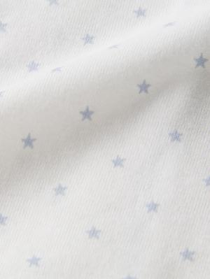 ロンパース・カバーオール|【ベビー服】【日本製】ANGELIEBEオリジナル  フライス星柄ロンパース