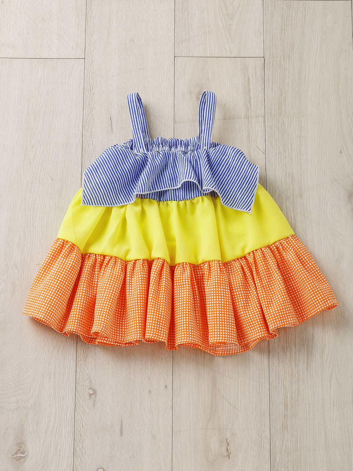 ベビー ワンピース|【ベビー服】Caldia（カルディア）ギンガム切替2WAYワンピ＆スカート