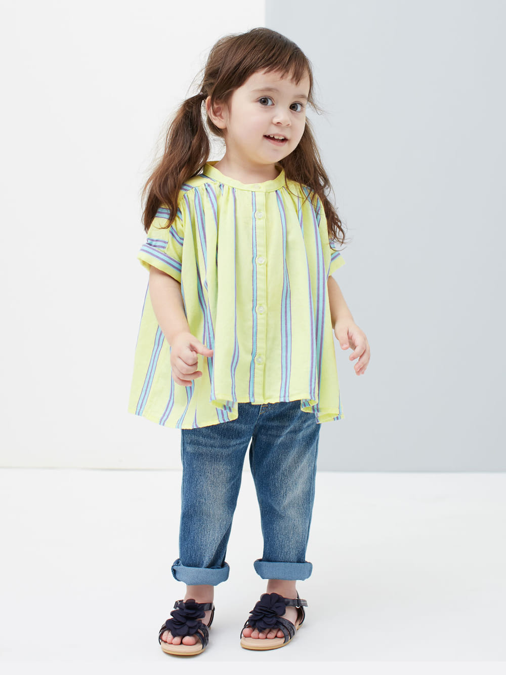 ベビートップス|【Daddy oh Daddy】ギャザーブラウス