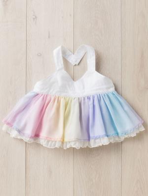 スタイ（よだれかけ）|Kids zoo（キッズズー）エプロンスタイ|レインボー