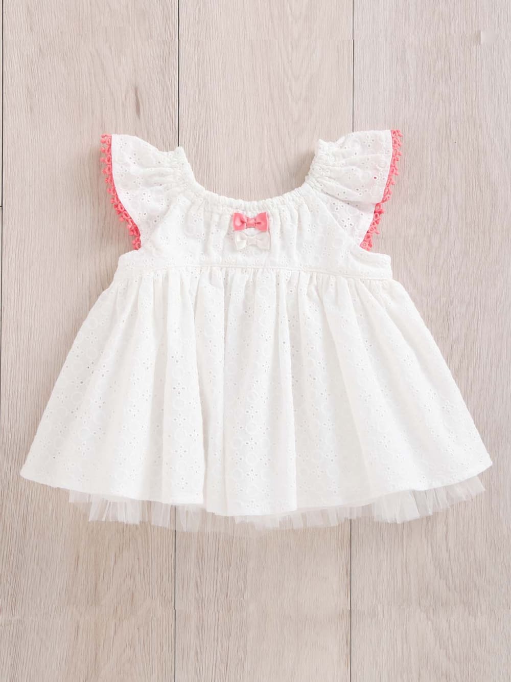 Kids Zoo チュール重ねチュニックワンピ エンジェリーベ ベビー 新生児服 ベビー用品通販 エンジェリーベ 公式