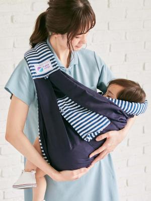 抱っこ紐|【Baba slings】 ババスリング パターン|ネイビーボーダー