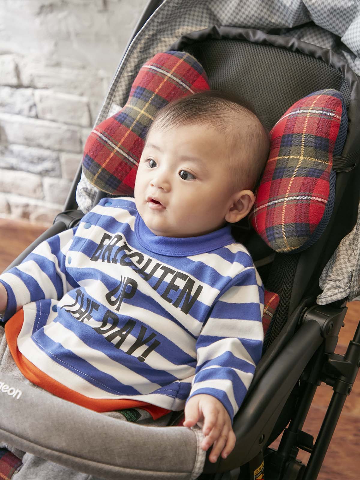 ベビーカー|【公式限定】mela-B(メラビー)クラッシックライン|Tartan Check - Red