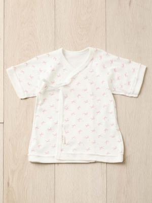 出産準備|【最大20%オフ｜新生活まとめ買い対象】【日本製】【Anna Nicola】プリント短肌着＆コンビ肌着、キャップ3点セット|リボン