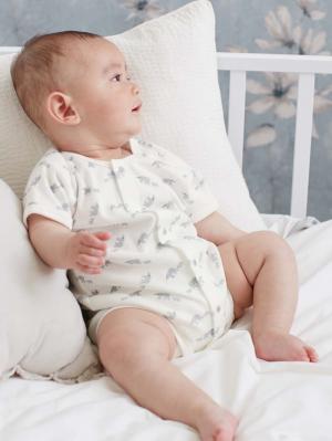 コンビ肌着・新生児/ベビー肌着|【日本製】【Anna Nicola】プリントボディ|クマ