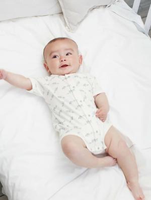 コンビ肌着・新生児/ベビー肌着|【日本製】【Anna Nicola】プリントボディ|クマ