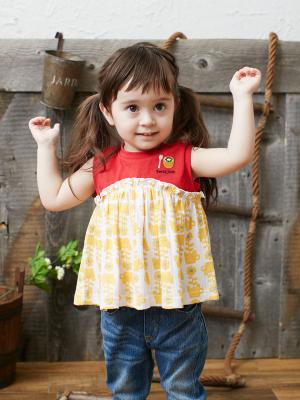 ベビートップス|Petit jam（プチジャム）切替タンクトップ