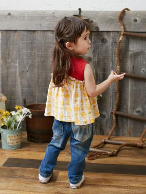 ベビートップス|Petit jam（プチジャム）切替タンクトップ