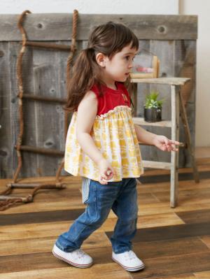 ベビートップス|Petit jam（プチジャム）切替タンクトップ