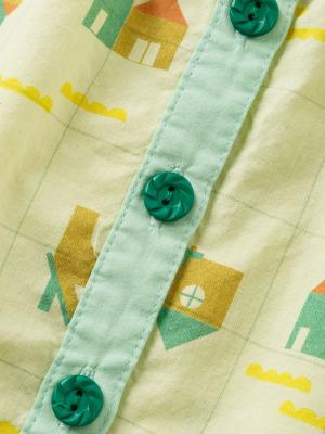 ベビー ワンピース|Petit jam（プチジャム）おうち柄シャツワンピース