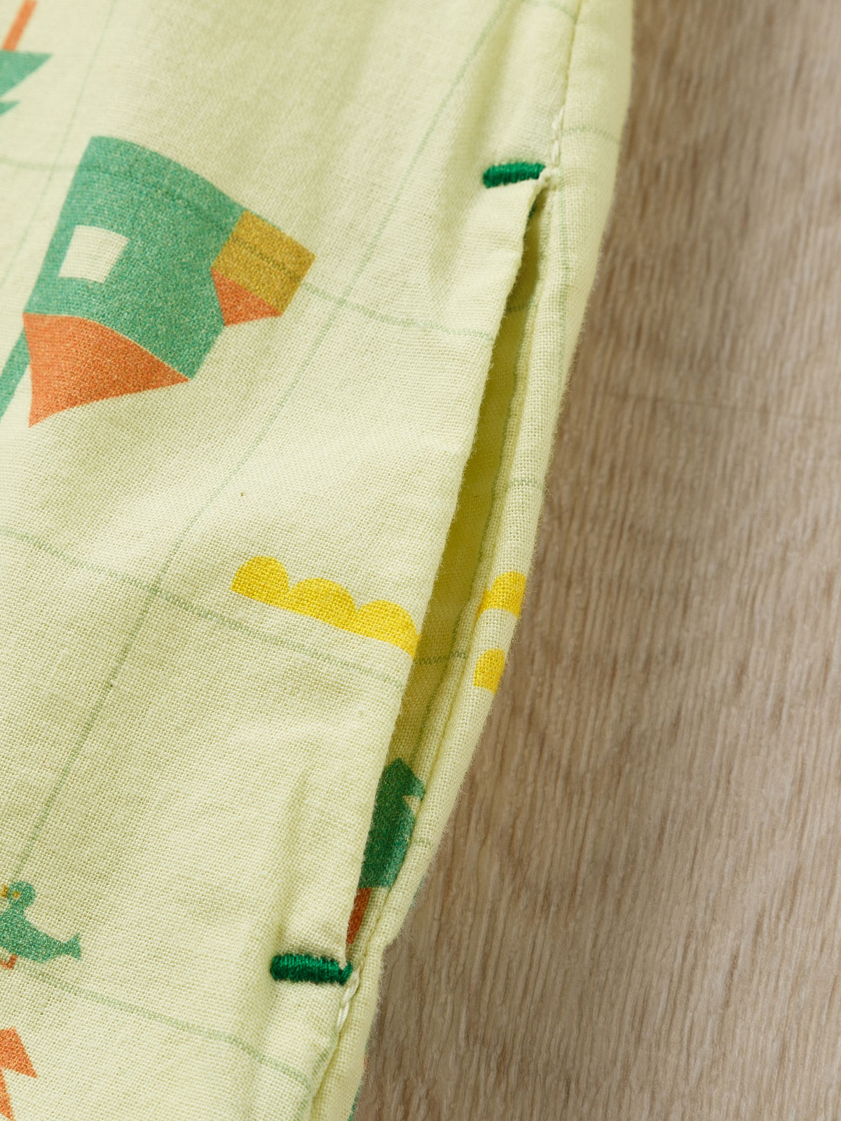 ベビー ワンピース|Petit jam（プチジャム）おうち柄シャツワンピース