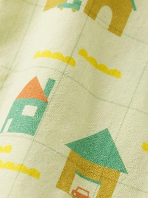 ベビー ワンピース|Petit jam（プチジャム）おうち柄シャツワンピース