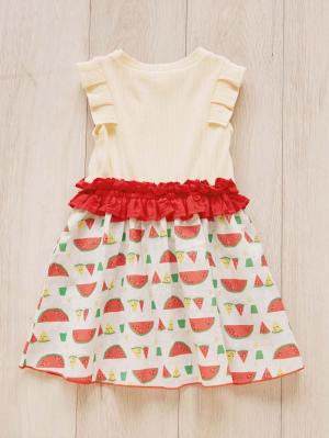 ベビー ワンピース|Petit jam（プチジャム）切替プリントワンピース