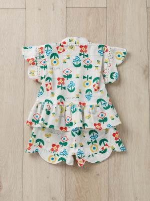 甚平・浴衣|Petit jam（プチジャム）お花柄甚平セット