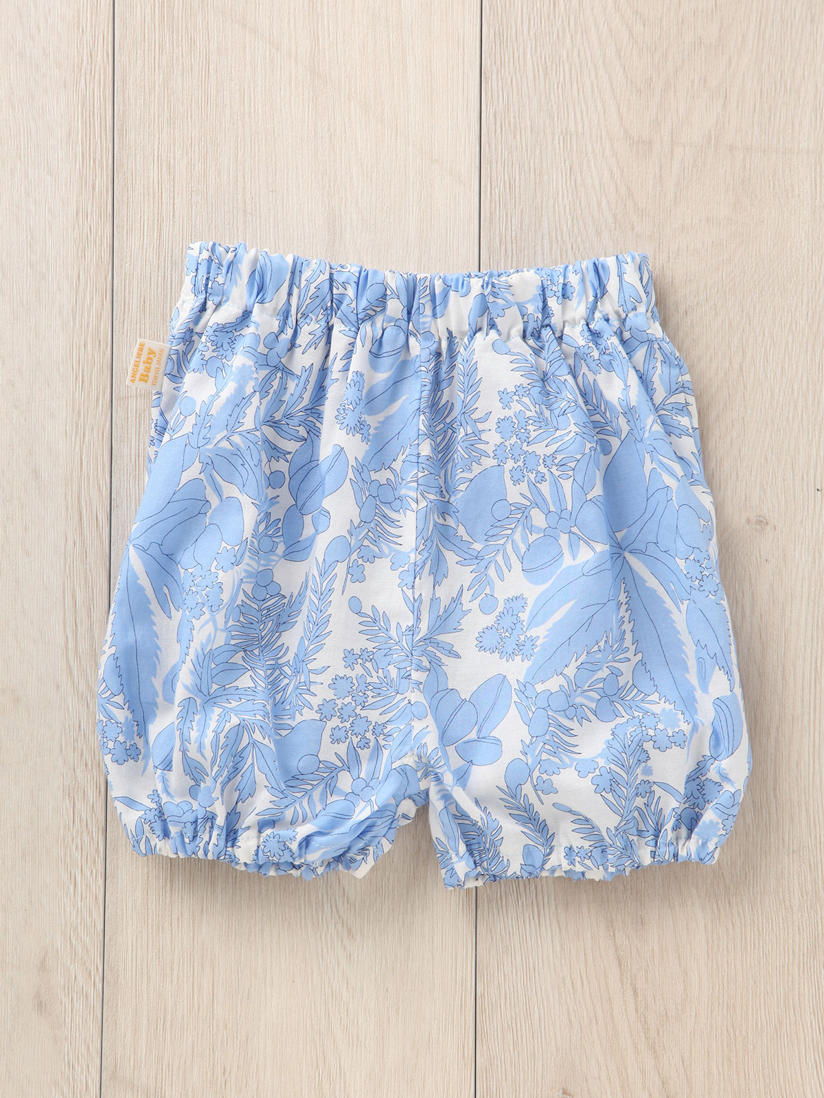 ベビー ブルマ|【日本製】ANGELIEBEオリジナル  プリントブルマ|フラワーサックス