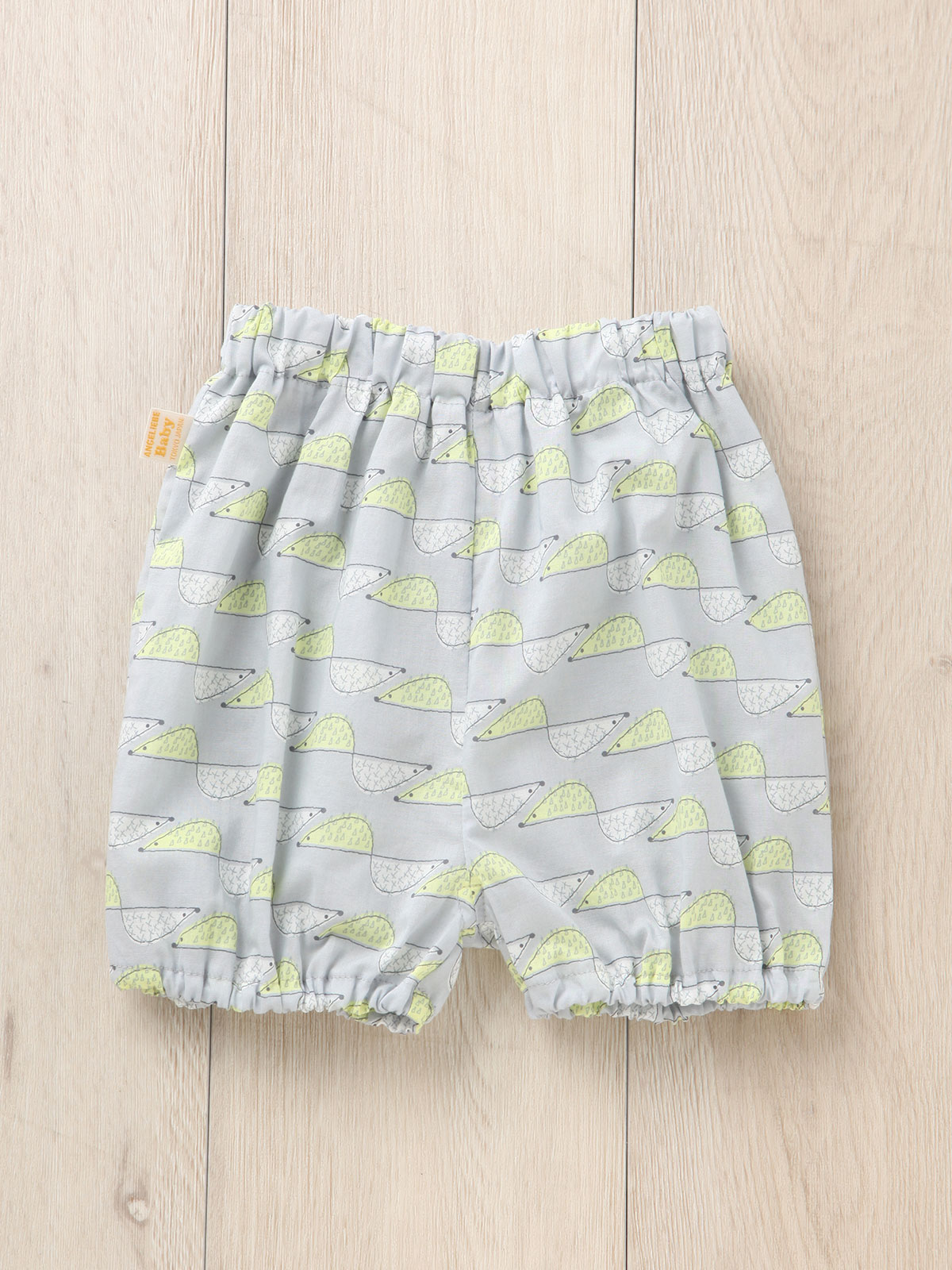 ベビー ブルマ|【日本製】ANGELIEBEオリジナル  プリントブルマ|ねずみグレー